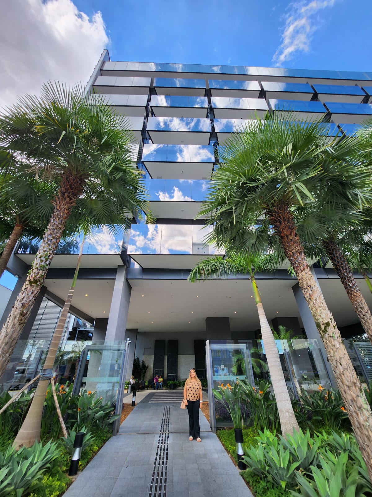 Vista externa do consultório